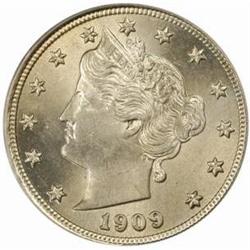 1909 Liberty Nickel. MS-65 (PCGS).