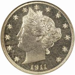 1911 Liberty Nickel. Proof-65 (NGC).