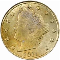 1911 Liberty Nickel. MS-65 (PCGS).