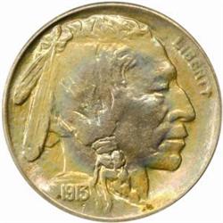 1913-S Buffalo Nickel. Type II. MS-64 (PCGS).