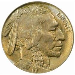 1915-D Buffalo Nickel. MS-65 (PCGS).