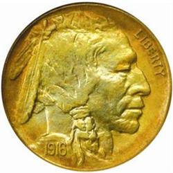 1916-S Buffalo Nickel. MS-64 (ANACS).