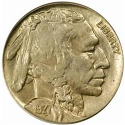 1927-D Buffalo Nickel. MS-64 (PCGS).