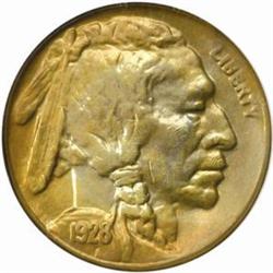 1928-S Buffalo Nickel. MS-64 (NGC).