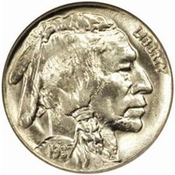 1937-D Buffalo Nickel. FS-020.2. 3-Legged. MS-66 (NGC).