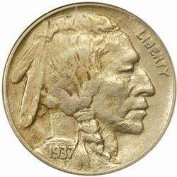 1937-D Buffalo Nickel. FS-020.2. 3-Legged. AU-55 (NGC).