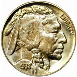 1938-D Buffalo Nickel. MS-68 (PCGS).