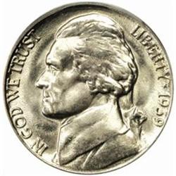 1939 Jefferson Nickel. Reverse of 1940. MS-67 FS (PCGS).