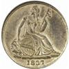 Image 1 : 1837 Seated Liberty Half Dime. No Stars. Small Date. AU-58 (PCGS).