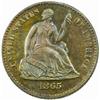 Image 1 : 1865 Seated Liberty Half Dime. Proof-63 (PCGS).