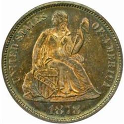 1878 Seated Liberty Dime. MS-64 (PCGS).