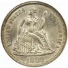 Image 1 : 1883 Seated Liberty Dime. MS-64 (NGC).