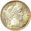 Image 1 : 1897 Barber Dime. MS-64 (PCGS).