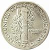 Image 2 : 1916-D Mercury Dime. EF-40 Cleaned (Uncertified).