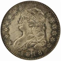 1818 Capped Bust Quarter. B-3. Rarity-1. MS-65 (NGC).