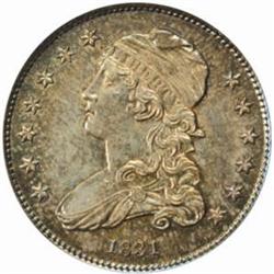 1831 Capped Bust Quarter. B-4. Rarity-1. Small Letters. MS-63 (PCGS).