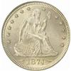 Image 1 : 1874 Seated Liberty Quarter. Arrows. MS-65 (PCGS).