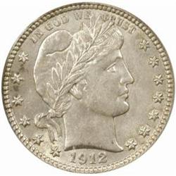 1912 Barber Quarter. MS-63 (PCGS).