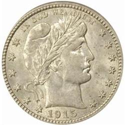 1915-D Barber Quarter. MS-63 (PCGS).