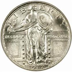1917 Standing Liberty Quarter. Type I. MS-66 FH (PCGS).