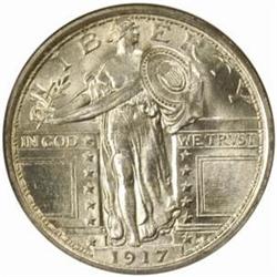 1917 Standing Liberty Quarter. Type I. MS-65 FH (NGC).