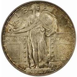 1917-D Standing Liberty Quarter. Type I. MS-65 FH (PCGS).