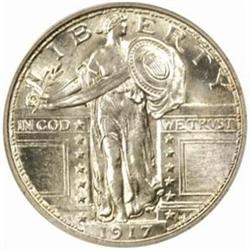 1917-S Standing Liberty Quarter. Type I. MS-65 FH (PCGS).