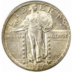 1917-S Standing Liberty Quarter. Type II. MS-64 FH (PCGS).
