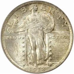 1918 Standing Liberty Quarter. MS-65 FH (PCGS).