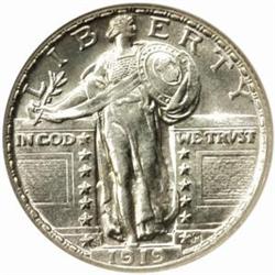 1919-S Standing Liberty Quarter. MS-62 FH (NGC).