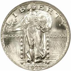 1923 Standing Liberty Quarter. MS-67 (PCGS).