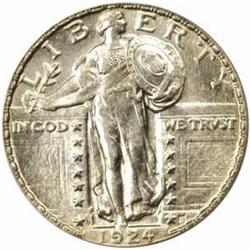 1924-D Standing Liberty Quarter. MS-62 FH (PCGS).
