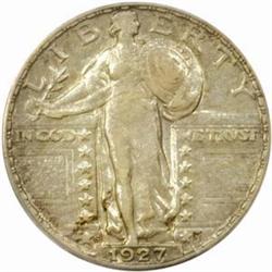 1927-S Standing Liberty Quarter. EF-40 (PCGS).