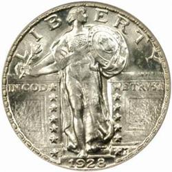 1928-S Standing Liberty Quarter. MS-65 (PCGS).