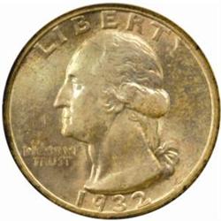 1932-D Washington Quarter. MS-65 (NGC).
