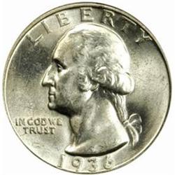 1936-D Washington Quarter. MS-65 (PCGS).