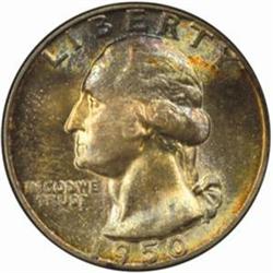 1950-D Washington Quarter. MS-67 (NGC).