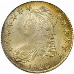 1822 Capped Bust Half Dollar. O-115. Rarity-3. MS-63 (PCGS).