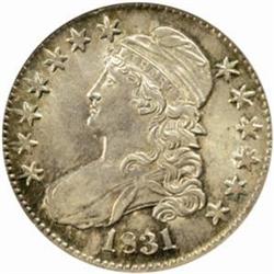 1831 Capped Bust Half Dollar. O-110. Rarity-2. MS-62 (NGC).