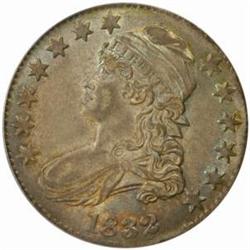 1832 Capped Bust Half Dollar. O-119. Rarity-3. Small Letters. MS-64 (PCGS).