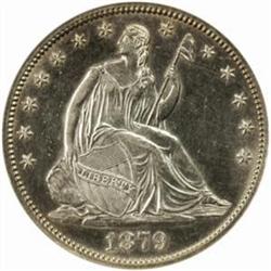 1879 Seated Liberty Half Dollar. MS-60 (ANACS).