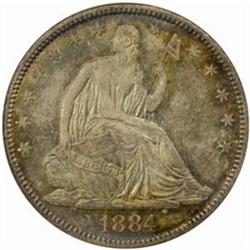 1884 Seated Liberty Half Dollar. MS-67 (NGC).