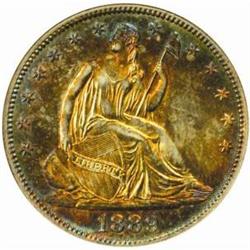 1889 Seated Liberty Half Dollar. MS-63 (ANACS).