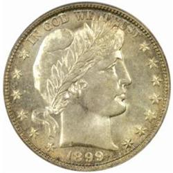 1899-O Barber Half Dollar. MS-65 (PCGS).
