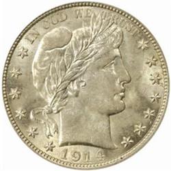 1914 Barber Half Dollar. MS-63 (PCGS).