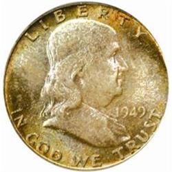 1949 Franklin Half Dollar. MS-66 FBL (PCGS).