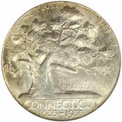 1935 Connecticut Tercentenary. MS-66 (PCGS).