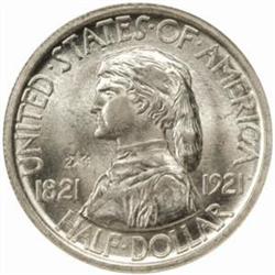 1921 Missouri Centennial. 2~4. MS-65 (NGC).