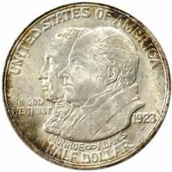 1923-S Monroe Doctrine Centennial. MS-64 (PCGS).