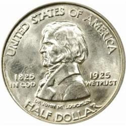 1925 Fort Vancouver Centennial. MS-65 (PCGS).